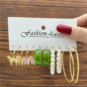 Trendy Exquisite Earrings Set - LY54679