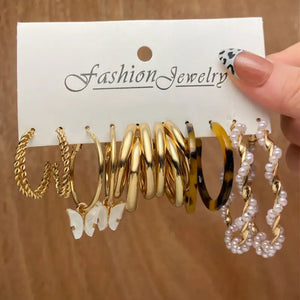 Trendy Exquisite Earrings Set - LY54732