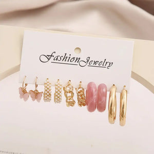 Trendy Exquisite Earrings Set - LY54780