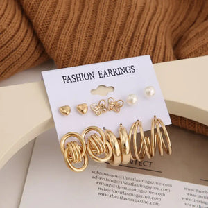 Trendy Exquisite Earrings Set - LY54908