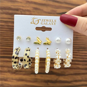 Trendy Exquisite Earrings Set - LY55256