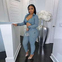 Load image into Gallery viewer, Turtleneck Jacket Matching 3 Piece Set