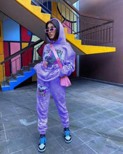 Load image into Gallery viewer, Two-pieces Casual Street Hip-hop Skull Print Hooded Set