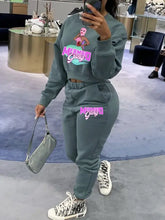 Load image into Gallery viewer, Two-pieces Casual Street Wear Cartoon Print Set