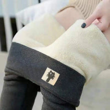 Load image into Gallery viewer, Velvet Warm Heigh Waist Comfortable Stretchy Leggings - Cat