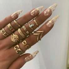 Load image into Gallery viewer, Vintage Bohemia Charm Rings Set - 14