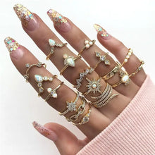 Load image into Gallery viewer, Vintage Bohemia Charm Rings Set - 2