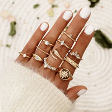 Load image into Gallery viewer, Vintage Bohemia Charm Rings Set - 4