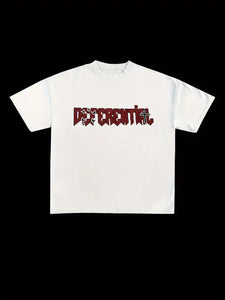 Vintage Y2K Butterfly Print T-Shirt - customized
