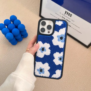 Winter Checkerboard Plush Soft Case For IPhone - for iphone