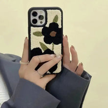 Load image into Gallery viewer, Winter Checkerboard Plush Soft Case For IPhone - for iphone