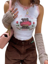 Load image into Gallery viewer, Y2K Aesthetics Sleeveless Crop Top - Y / S