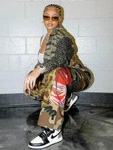 Load image into Gallery viewer, Y2K Camouflage Patchwork Cargo Pants