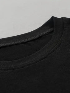Y2K Letter Print Crew Neck Tee - customized