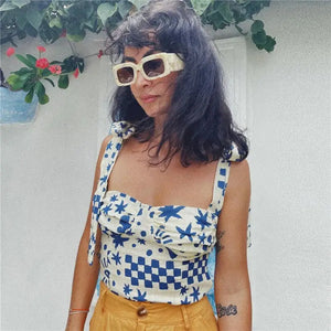 Y2k Natalia Bustier Crop Top