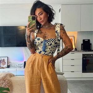 Y2k Natalia Bustier Crop Top