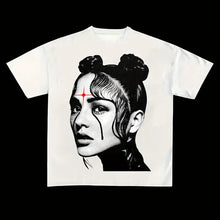 Load image into Gallery viewer, Y2K Portrait Print Tee - White / XS(2) - customized