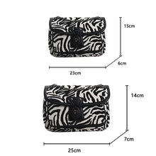 Load image into Gallery viewer, Zebra Pattern Small PU Leather Crossbody Bag