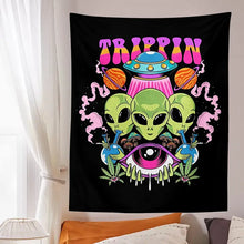 Load image into Gallery viewer, Alien Mandala Wall Tapestry