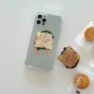 Cereal Sandwich Transparent Phone Case For IPhone
