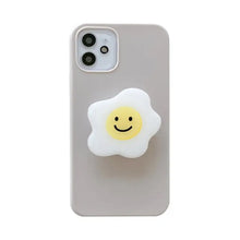 Load image into Gallery viewer, Cute Fruit Lemon Smiley Bracket Soft phone Case For iphone