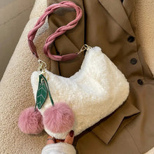 Load image into Gallery viewer, Cute Soft Fluffy Plush Faux Fur Bucket Crossbody Bag