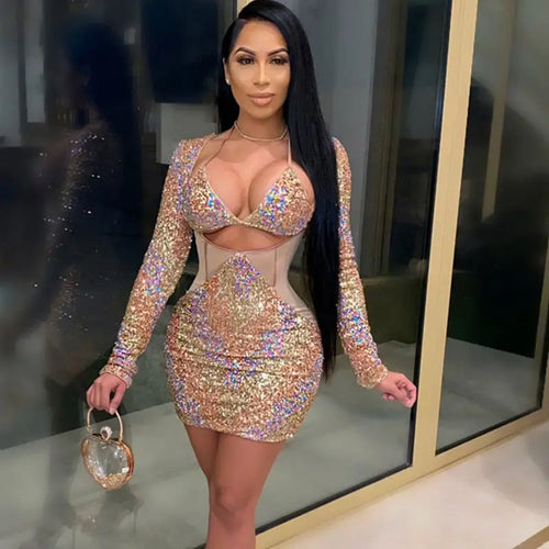 Elegant Party Night Club Bodycon Dress