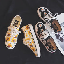 Load image into Gallery viewer, Floral Casual Canvas Sneakers