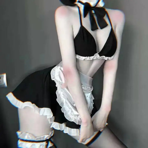 French Apron Cosplay Maid Costume