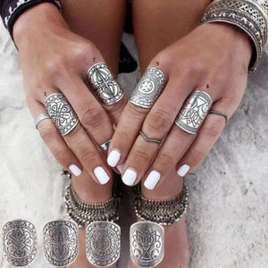 Gothic Aesthetic Bague Ring Sets - 2