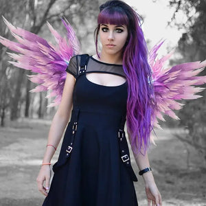 Gothic Mesh Grunge Mini Dress - Apparel & Accessories