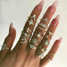 Load image into Gallery viewer, Gothic Vintage Geometry Joint Ring Sets - 11