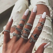 Load image into Gallery viewer, Gothic Vintage Geometry Joint Ring Sets - 18