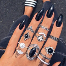 Load image into Gallery viewer, Gothic Vintage Geometry Joint Ring Sets - 2