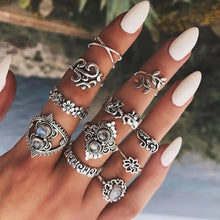 Load image into Gallery viewer, Gothic Vintage Geometry Joint Ring Sets - 20