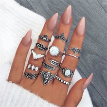 Load image into Gallery viewer, Gothic Vintage Geometry Joint Ring Sets - 36