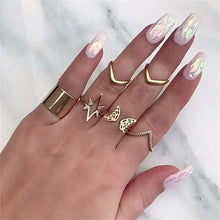 Load image into Gallery viewer, Gothic Vintage Geometry Joint Ring Sets - 38