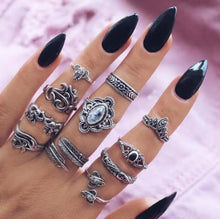 Load image into Gallery viewer, Gothic Vintage Geometry Joint Ring Sets - 49