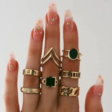 Load image into Gallery viewer, Gothic Vintage Geometry Joint Ring Sets - 50