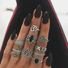 Load image into Gallery viewer, Gothic Vintage Geometry Joint Ring Sets - 7