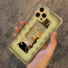 Load image into Gallery viewer, Green Gradient English Letter Mirror Soft Case For IPhone