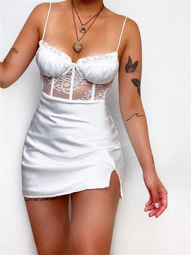 Hailey Ruffle Mini Dress