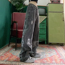 Load image into Gallery viewer, Harajuku Baggy Gothic Jeans