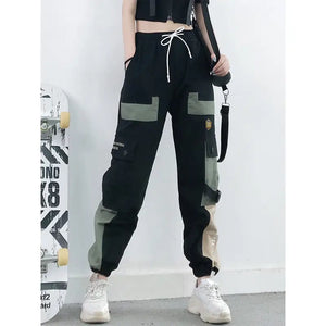 High Waist Fashion Street Cargo Trousers