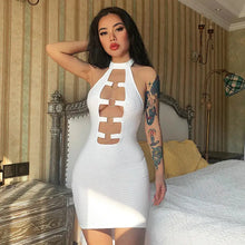 Load image into Gallery viewer, Hollow Out Sleeveless Elegant Dress