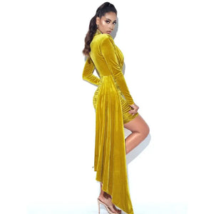Hollow Out Vintage Elegant Mini Dress