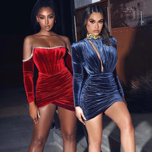 Load image into Gallery viewer, Hollow Out Vintage Elegant Mini Dress