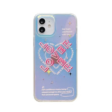 Load image into Gallery viewer, Laser Pink Love heart Pattern phone Case For iphone - for 7