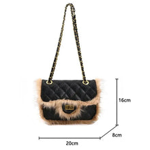 Load image into Gallery viewer, PU Leather Flap Shoulder Crossbody Bag