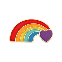 Load image into Gallery viewer, LGBT Flag Rainbow Brooches